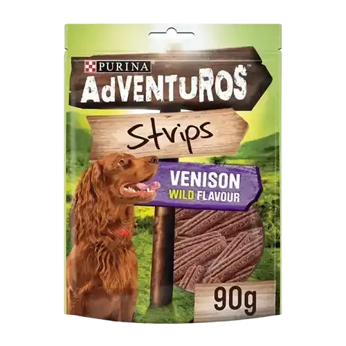 Erbjudandet går snart ut | Adventuros Strips Venison 6 P -90 G