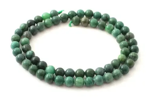 Köp direkt | African Jade Round Deep Green Pärlsträngar