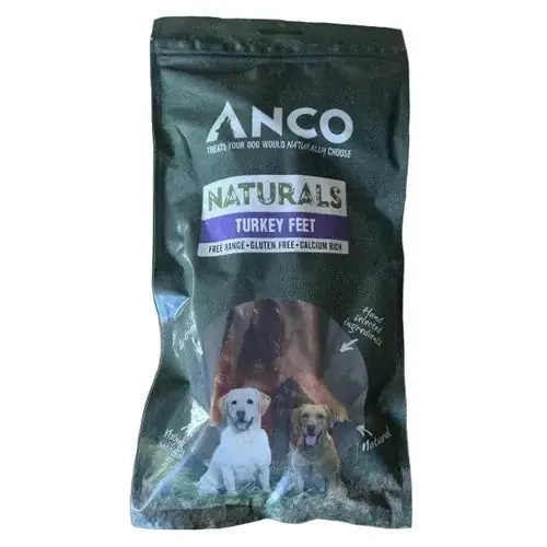 Anco Naturals Turkey Feet 2’s - Ny lansering