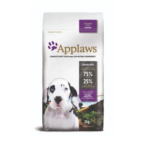 Rea | Applaws Large Breed Puppy Dry Food – with Chicken and Vegetables, 2 kg