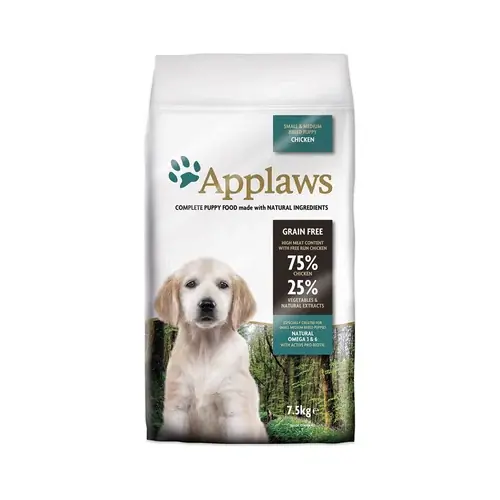 Toppkvalitet - Applaws Small & Medium Breed Puppy Dry Food with Chicken and Vegetables, 15 kg