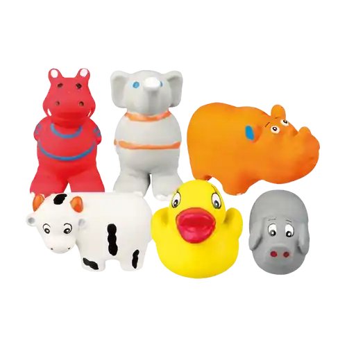 Baby – Zoo Figur Latex – 9 CM | Begränsat lager