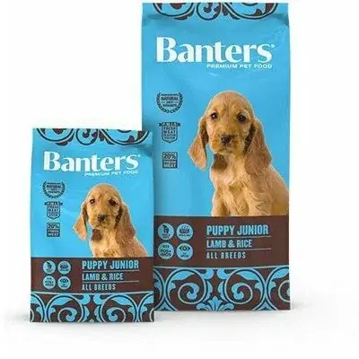 Kampanj - Banters Puppy Junior Lamb&Rice Dry Dog Food, 3 kg