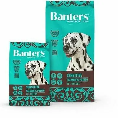 Banters Sensitive Salmon&Potato Dry Dog Food, 3 kg | Lågt pris