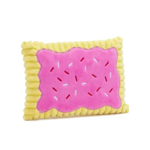 Nyhet i sortimentet | BARK Pup Tart breakfast pastry pink plush dog toy ALL sizes