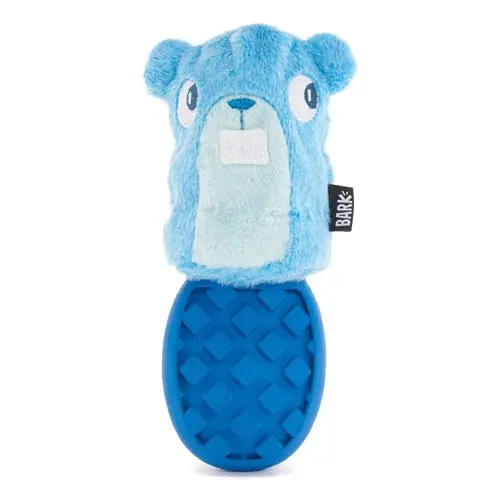 Missa inte | BARK Super Chewer P.B. Beaver durable rubber gray brown beaver dog toy M/L