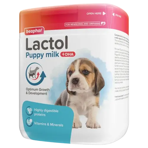 Beaphar Lactol Milk Replacer for Puppies 500g - Rekommenderas