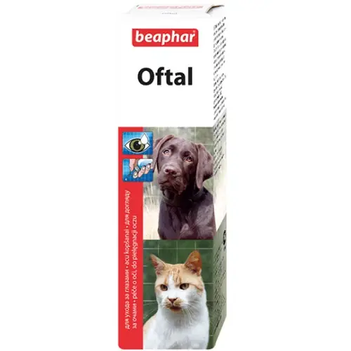 Beaphar Oftal Eye Cleanser For Cats, Dogs, 50ml | Passa på nu