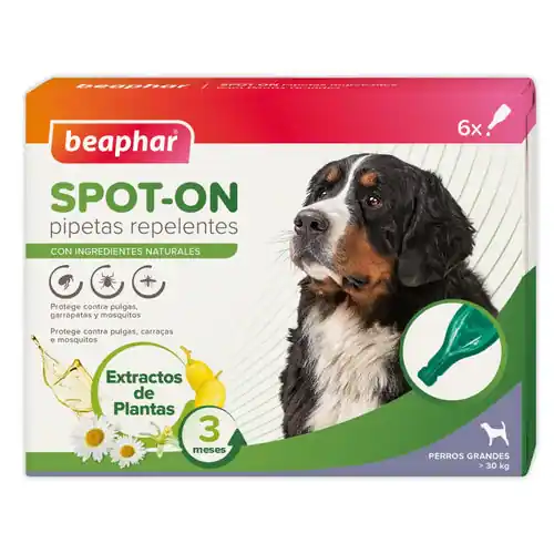Beaphar Repulsive Antiparasitic Pipettes Large Dog, 6×2 ml - Kan beställas