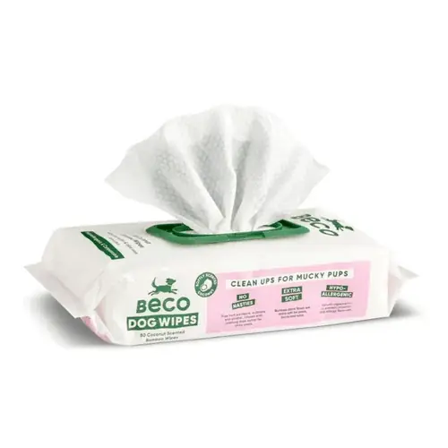 Beställ online - Beco Bamboo Coconut Scented Dog Wipes