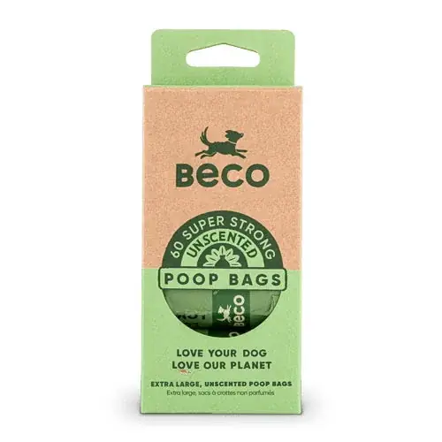 Beco Unscented Degradable Poop Bags 60”s - Bästsäljare