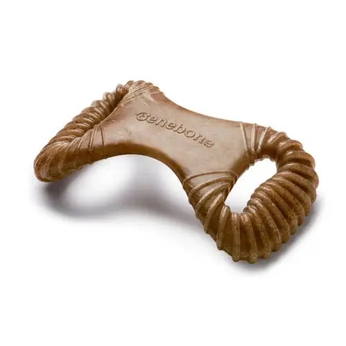 Benebone Dental Durable Dog Chew Toy, Real Bacon, Medium - Säker betalning