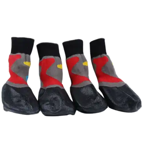 Beställ nu - Black Water Proofing Dog Boots Pet Shoes Dogs Snow Booties