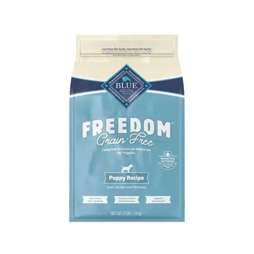 Enkel beställning | Blue Buffalo Freedom Grain Free Natural Puppy Dry Dog Food, Chicken 4 lb.