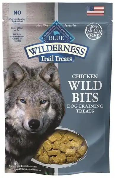 Blue Buffalo Wilderness Trail Treats Chicken Wild Bits Dog Treats - Toppkvalitet