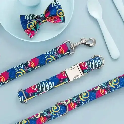Mycket populär | BlueVibe – Collare per Cani in Nylon Resistente con Fantasia Vivace