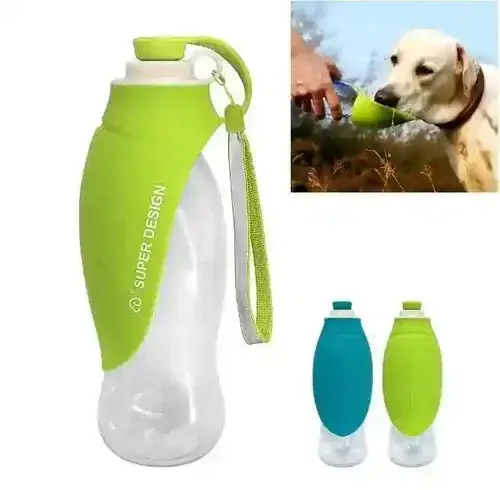 Borraccia per cani portatile da 600 ml ”Foglia” | Efterfrågad