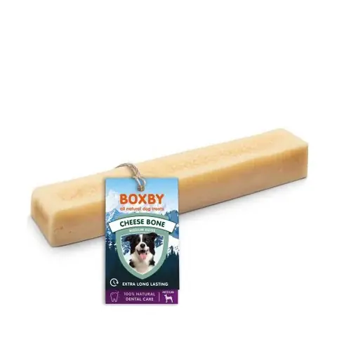 Väl omtyckt | Boxby Cheese Bone Medium Cheesy Snack for Dogs