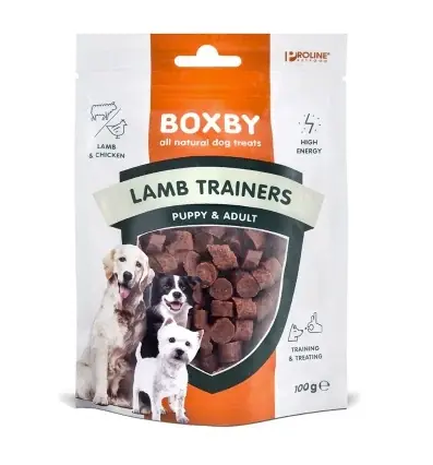 Populärt just nu - Boxby Lamb Trainers Treats for Dogs Puppy & Adult, 100g