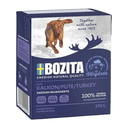 Bozita Kalkon (bitar i Gelé) – 370 G | Bra pris just nu