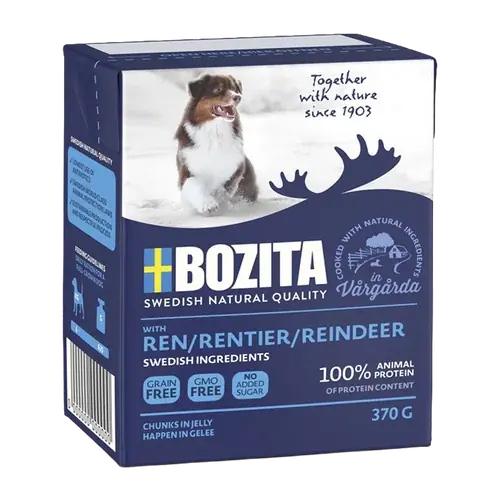 Bozita Ren (bitar i Gelé) – 370 G | Hög kvalitet