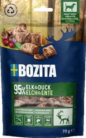 Bozita Snacks Meaty Bites Elk & Duck 70g - Spara nu