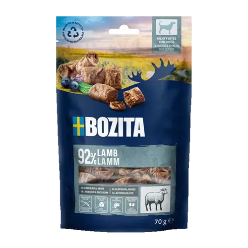 Bozita Snacks Meaty Bites Lamb – 70g | Premium