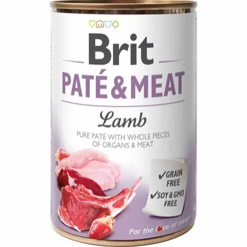 Kundfavorit - Brit – Paté & Kött Lamm 400g