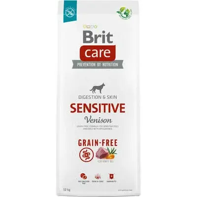 Beställ idag | Brit Care GF Sensitive Venison Dry Dog Food 12 kg