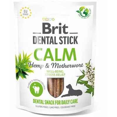 Brit Dental Stick Immuno Calm Hemp&Motherwort 7pcs | Kundfavorit