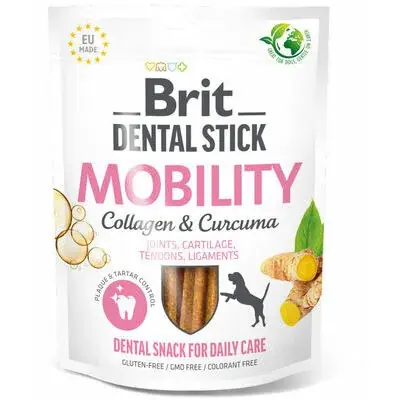 Brit Dental Stick Mobility Curcuma&Collagen 7pcs | Nyinkommet