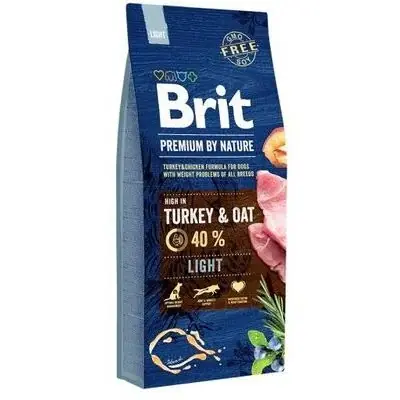 Ny lansering - BRIT PREMIUM By Natur Light Dry Dog Food 15 kg