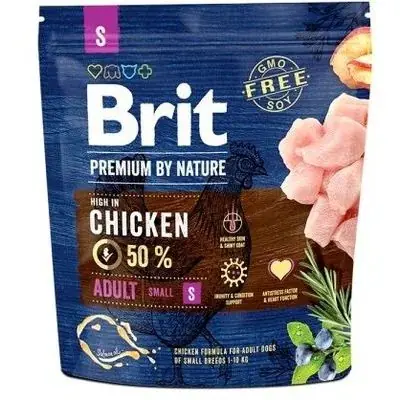 Så länge lagret räcker - BRIT PREMIUM By Nature Adult S Dry Dog Food 1 kg
