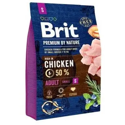BRIT PREMIUM By Nature Adult S Dry Dog Food 3 kg - Kundfavorit