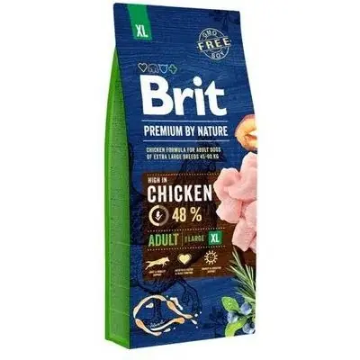Sänkt pris | BRIT PREMIUM By Nature Adult XL Dry Dog Food 15 kg