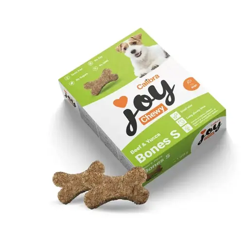Mycket uppskattad - Calibra Joy Dog Chewy Bone S Beef & Yucca, 40 Units X 1000 Gr