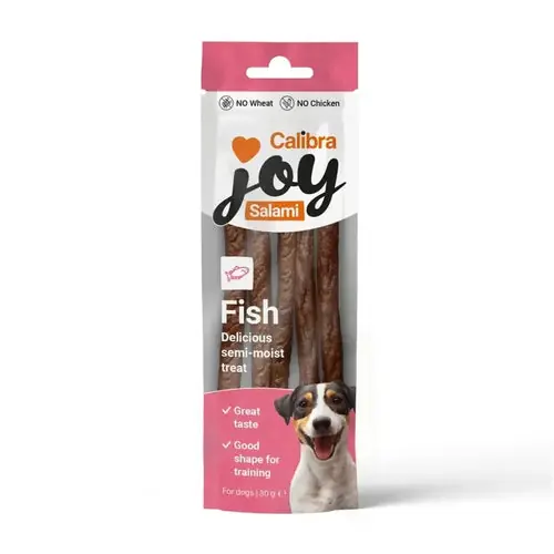 Köp direkt | Calibra Joy Dog Salami Fish, 20 units x 30 grams