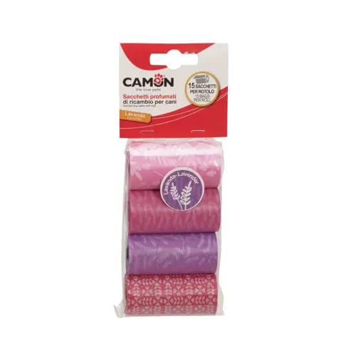 Dagens erbjudande - Camon Stool Bags With Lavender Scent 15 Bags x 4 Per Roll
