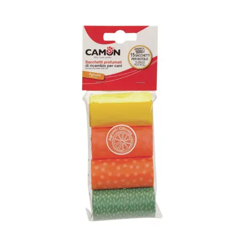 Tryggt köp | Camon Stool Collection Bags Citrus Scent 15 Bags x 4 Per Roll