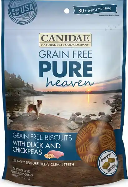 Canidae Grain Free PURE Heaven Biscuits with Duck and Chickpeas Dog Treats - Toppsäljare