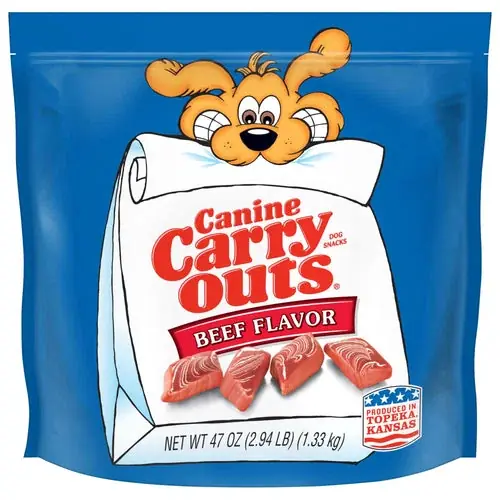 Bästa pris - Canine Carry Outs Beef Flavor Dog Treats, 47oz Bag