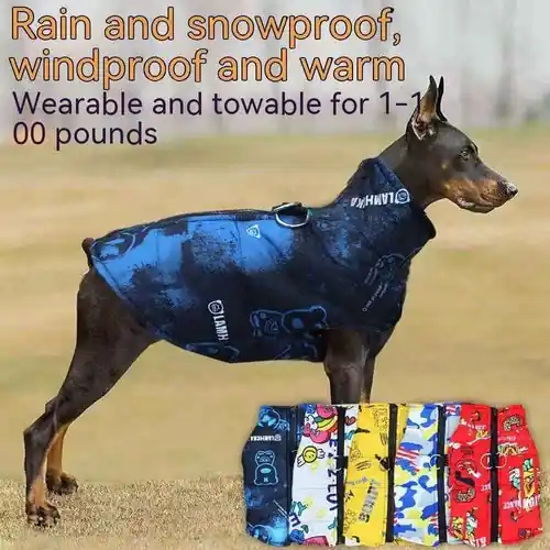 Rabatter | Cappottino Impermeabile Toronto per Cani con Zip e Doppio Anello