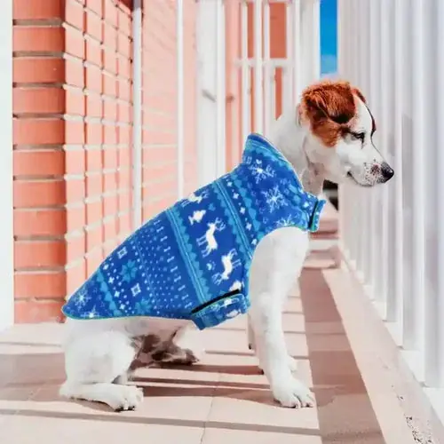 Cappottino in Pile Natalizio per Cani con Chiusura in Velcro - Populärt just nu