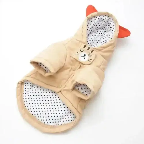 Cappottino per Cani ”Trinity” con Cappuccio e Orecchie Buffe – Eleganza e Comfo | Kan beställas online