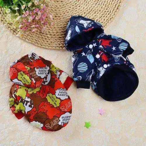Cappottino per cani con imbottitura in pile e cappuccio ”Trend” - Nedsatt pris