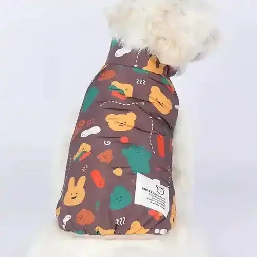 Cappottino per Cani imbottito in pile ”Smiley” – Cheepet | Slutrea