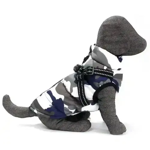 Reapris | Cappottino per Cani Modello Urban con Pettorina Integrata – Impermeabile e Resistente