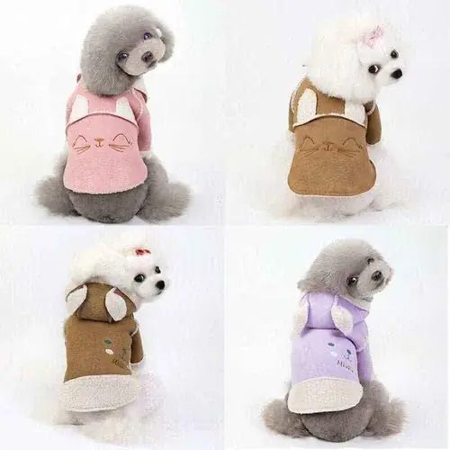 Så länge lagret räcker - Cappottino Scamosciato per Cani – Modello Elegance