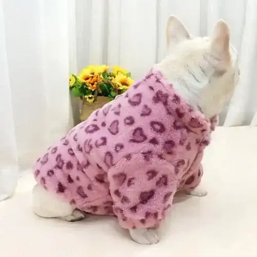 Kampanj - Cappotto per Cani in Ecopelliccia Modello ”Leopard”