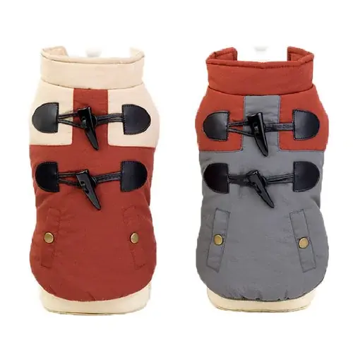 Cappotto Smanicato per Cani – Bottoni Dente Taschine | Professionell kvalitet